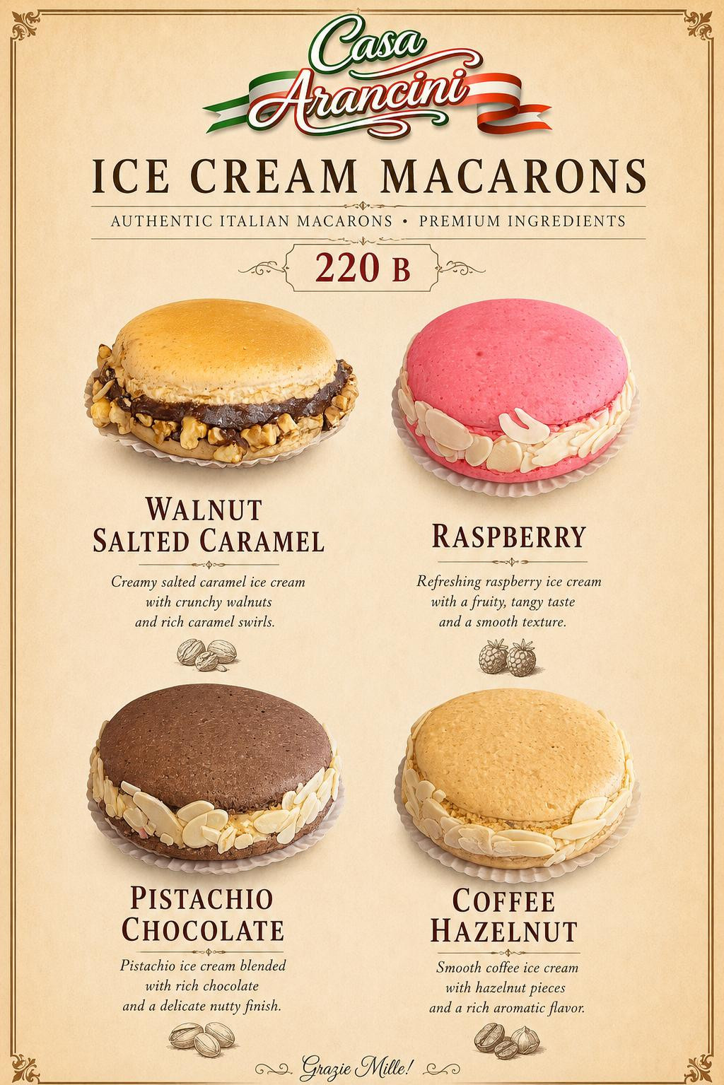 Desserts Menu